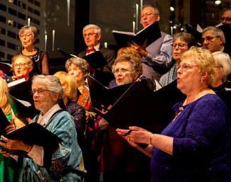 Photo of Voices of Experience Singers in concert