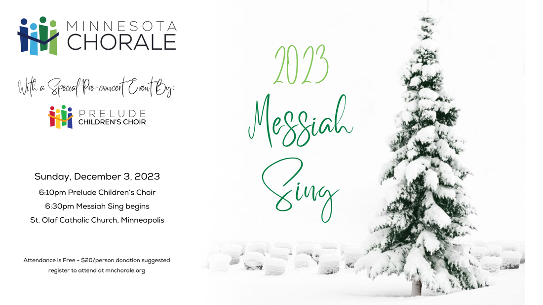 Minnesota Chorale 2023 Messiah Sing Artwork