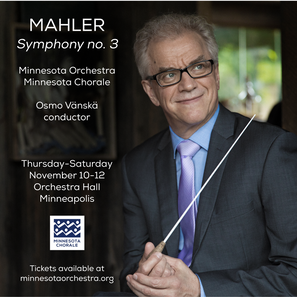 Mahler 3 Concert promo